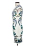 BCBGMAXAZRIA Graphic Floral Paisley Tropical Multi Color White Cocktail Dress Size S - photo 5
