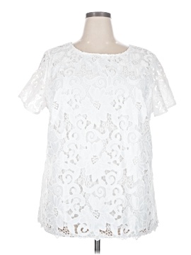 Rsvp By Talbots Short Sleeve Blouse