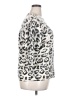 Talbots 100% Cashmere Animal Print Silver Cashmere Pullover Sweater Size 2X - photo 4