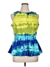 Worthington Blue Sleeveless Top Size XL - photo 1