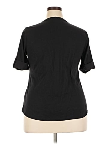 Croft & Barrow Short Sleeve Blouse (view 2)