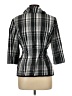 Tribal 100% Polyester Plaid Gray Jacket Size 10 - photo 2