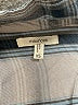 Maurices 100% Viscose Plaid Gray Long Sleeve Button-Down Shirt Size XS - photo 7