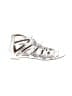 Aquazzura Metallic Silver Sandals Size EU 38 - photo 1