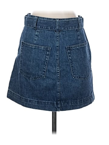 We the Free Denim Skirt (view 2)