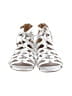 Aquazzura Metallic Silver Sandals Size EU 38 - photo 2