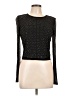 Haute Monde Black Long Sleeve Top Size L - photo 1