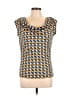 Dna Couture Yellow Short Sleeve Top Size L - photo 1