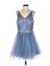 Assorted Brands Blue Cocktail Dress Size 16 - photo 1