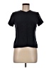 Talbots 100% Silk Black Short Sleeve Top Size 6 - photo 1