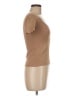 Bisou Bisou Tan Short Sleeve Top Size M - photo 4