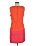 Ali Ro Color Block Orange Casual Dress Size 8 - photo 2