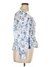 Dizzy Lizzy Blue 3/4 Sleeve Blouse Size XL - photo 4