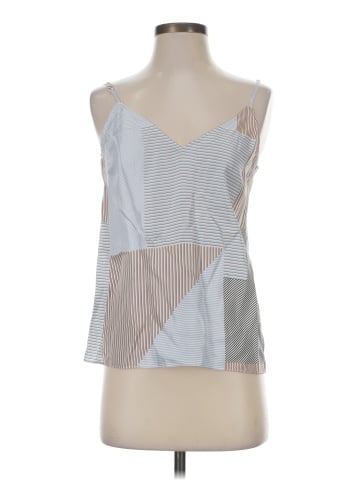 FRAME Sleeveless Silk Top (view 1)