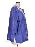 Talbots Outlet 100% Linen Blue 3/4 Sleeve Blouse Size L (estimated) - photo 4