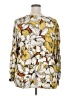 CAbi 100% Polyester Yellow Long Sleeve Blouse Size XXL - photo 2