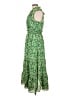 Max Studio 100% Polyester Paisley Green Casual Dress Size L - photo 5