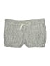 Caslon 100% Linen Stripes Gray Shorts Size S - photo 1