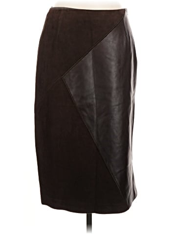Lafayette 148 New York Faux Leather Skirt (view 1)