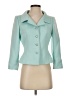 Tahari by ASL 100% Polyester Solid Teal Blazer Size 2 Petite - photo 1