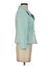 Tahari by ASL 100% Polyester Solid Teal Blazer Size 2 Petite - photo 4