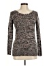 Apostrophe Tweed Brown Pullover Sweater Size M - photo 1