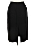 Talbots Solid Black Formal Skirt Size 14 - photo 2