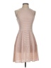 BCBGMAXAZRIA Stripes Tan Cocktail Dress Size XS - photo 1