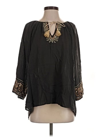 Calypso St. Barth 3/4 Sleeve Blouse (view 1)