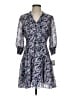 Taylor 100% Polyester Paisley Purple Casual Dress Size S - photo 1