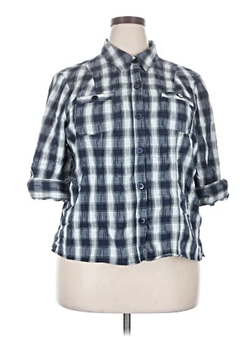 Cj Banks 3/4 Sleeve Button-Down Shirt (view 1)