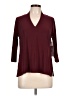 Sympli Burgundy 3/4 Sleeve Top Size 10 - photo 1