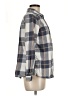 Roxy 100% Cotton Plaid Gray Long Sleeve Button-Down Shirt Size M - photo 4