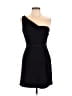 Theory Solid Black Cocktail Dress Size 8 - photo 1