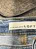 Ann Taylor LOFT Stripes Blue Jeans Size 24 waist (petite) - photo 7