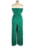 City Chic 100% Polyester Solid Green Jumpsuit Size 16 (S) - photo 2
