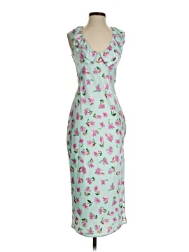 zara pink and green dress NWT ZARA Printed Patchwork Tie Dress Pink/Green/Ecru 3253/221 Sizes XS, S,  M, L