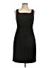 Halogen Solid Black Cocktail Dress Size 10 Petite - photo 1