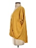 Double Zero Yellow Short Sleeve Blouse Size S - photo 5