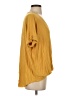Double Zero Yellow Short Sleeve Blouse Size S - photo 4