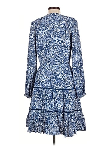 Madewell Tie-Waist Tiered Mini Dress in Floral (view 2)