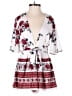 L'Atiste by Amy 100% Rayon Floral White Romper Size S - photo 1