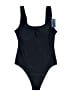 Summer Mae Solid Black One Piece Swimsuit Size S - photo 1