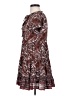 Olivaceous Paisley Brown Casual Dress Size S - photo 5