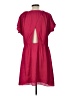 BCBGeneration Solid Burgundy Casual Dress Size L - photo 2