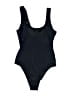 Summer Mae Solid Black One Piece Swimsuit Size S - photo 2