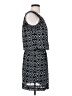 Max Studio 100% Polyester Argyle Black Casual Dress Size S - photo 4