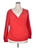 Universal Standard Red Long Sleeve Blouse Size 18 (M) - photo 1