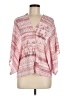 Do Everything in Love 100% Polyester Pink 3/4 Sleeve Blouse One size - photo 1