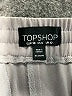 Topshop 100% Polyester Solid Gray Casual Pants Size 6 - photo 4